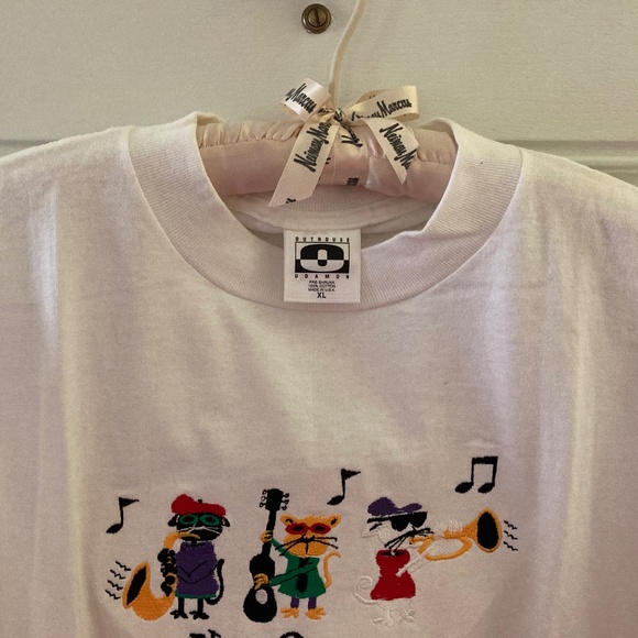 Outhouse Designs "New Orleans Jazz Cats" Vintage T-Shirt/Unisex/XL/Never Worn! - Picture 4 of 5